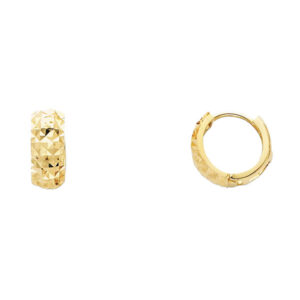 14KY DC Huggies Earrings