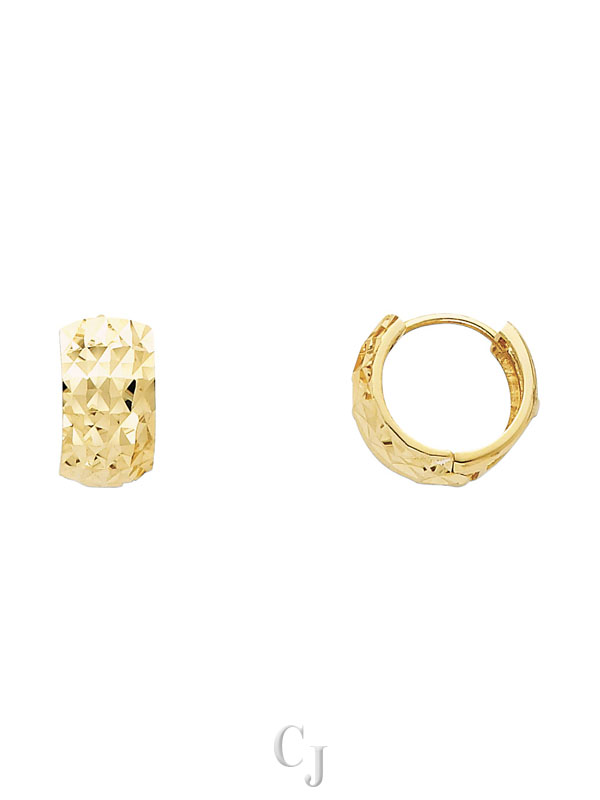 14KY DC Huggies Earrings