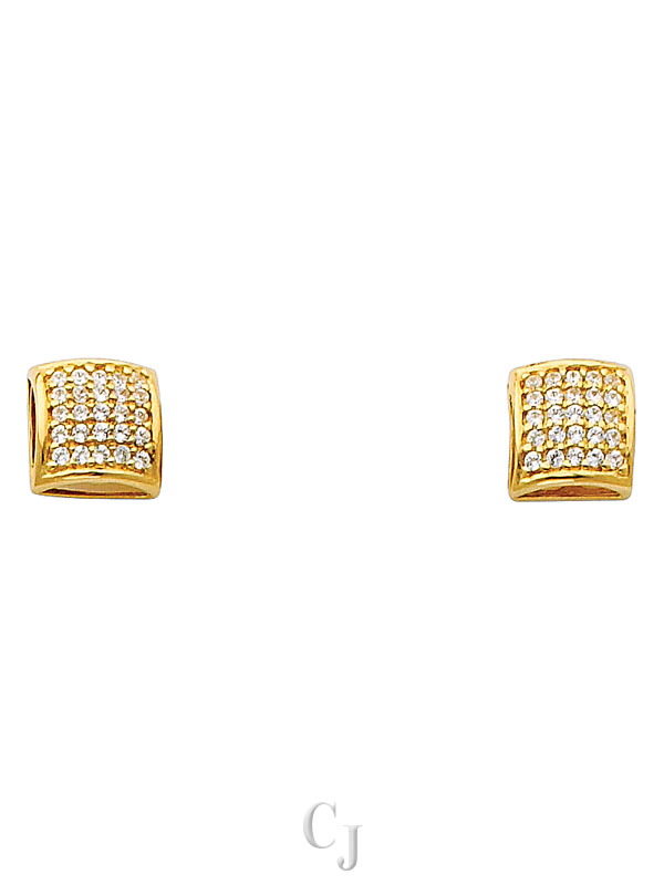 14KY Fancy CZ Earrings