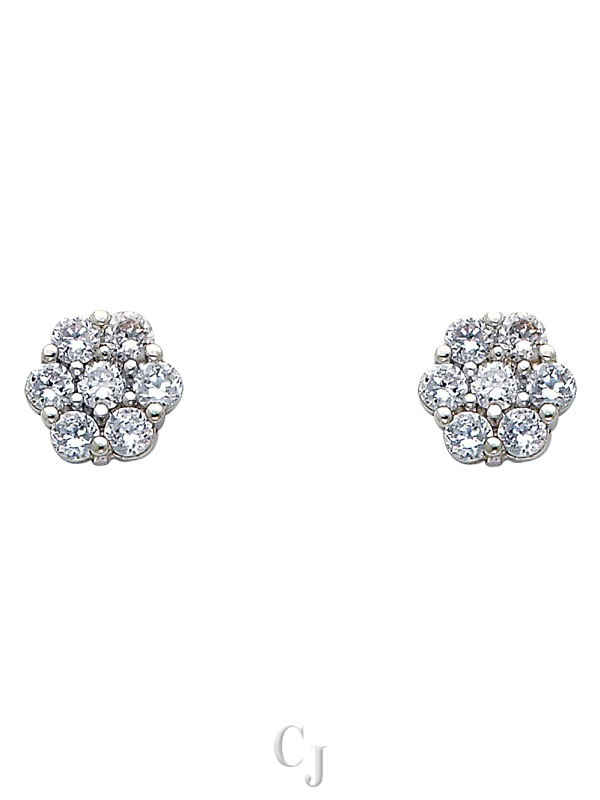 14KW CZ Earrings