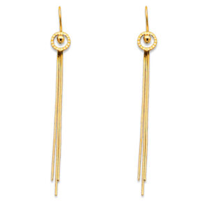 14KY Hanging Earrings
