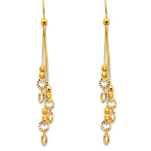 14KY Hanging Earrings