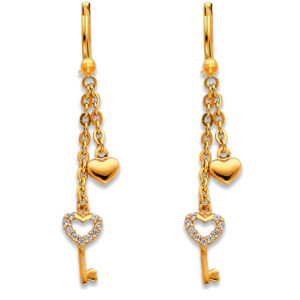 14KY Hanging Earrings