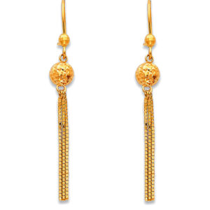 14KY Hanging Earrings