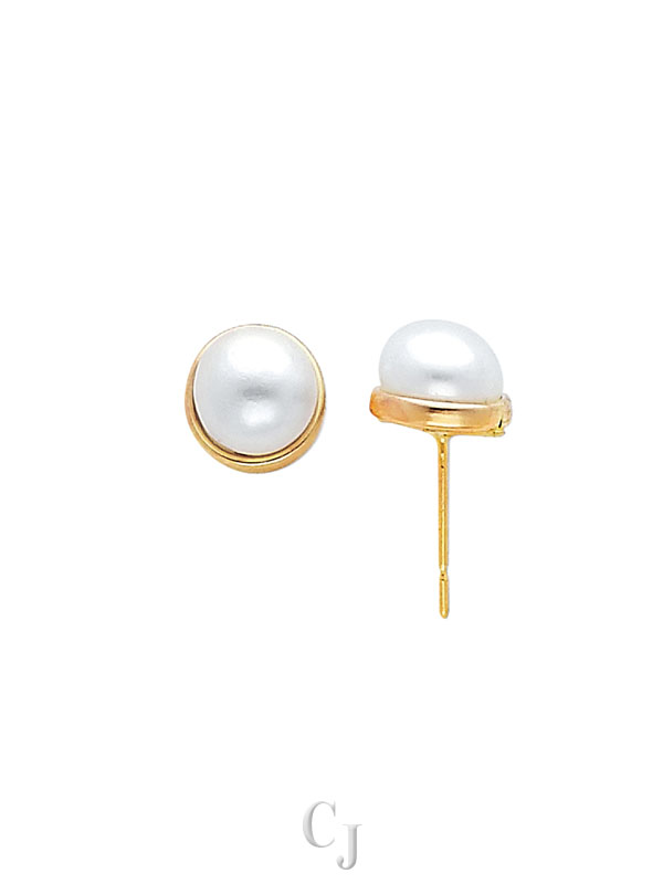 14KY Pearl Earrings