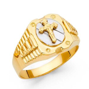 14K 2T Men's Ring