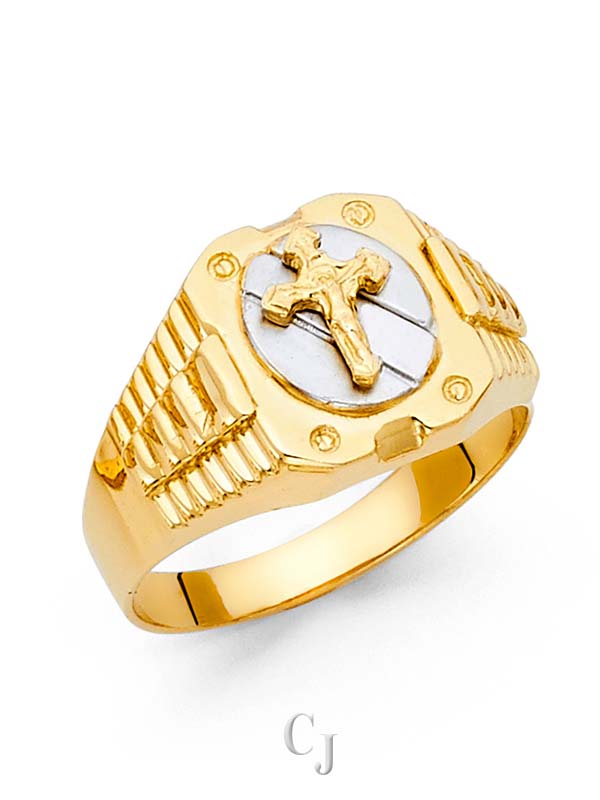 14K 2T Men's Ring