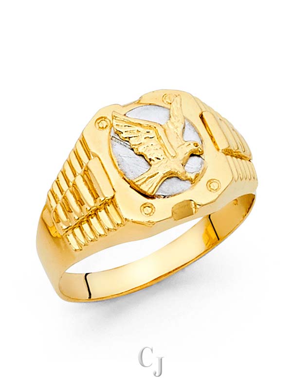 14K 2T Men's Ring