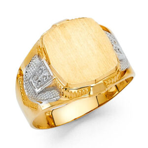 14K 2T Men's Ring