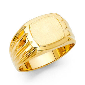 14KY Men's Signet Ring