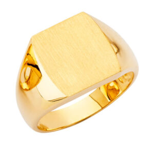 14KY Men's Signet Ring