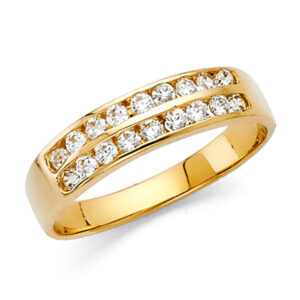 14KY CZ 2 Row Band
