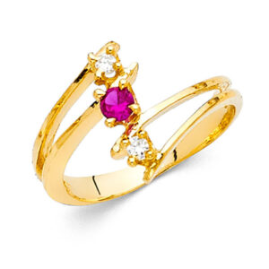 14KY CZ Fancy Ring