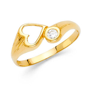14KY CZ Fancy Ring