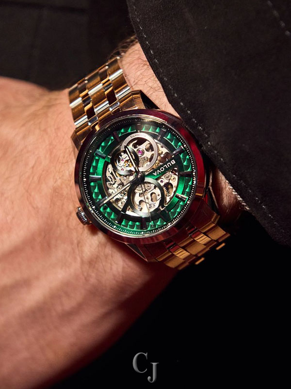 BULOVA SUTTON GREEN DIAL MEN’S WATCH 96A329 - Image 4