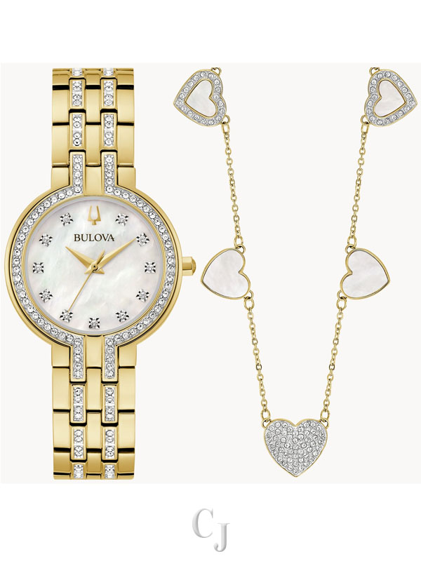 BULOVA CRYSTAL MOP DIAL WOMEN’S WATCH 98X138 - Image 4