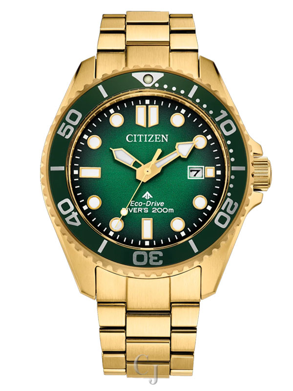 CITIZEN PROMASTER DIVE GREEN DIAL MEN’S WATCH BN0262-59W