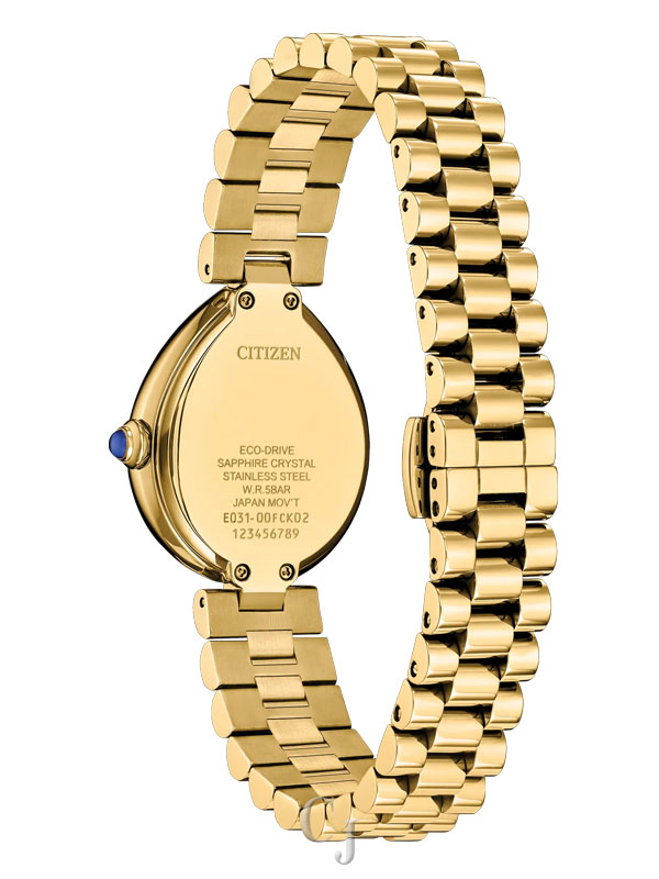 CITIZEN CITIZEN L RAINELL GOLD DIAL WOMEN’S WATCH EM1202-50P - Image 3