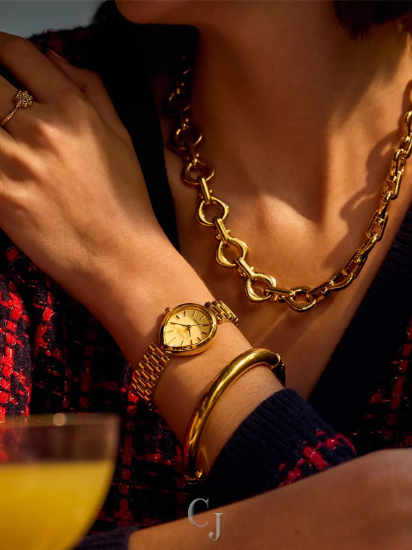 CITIZEN CITIZEN L RAINELL GOLD DIAL WOMEN’S WATCH EM1202-50P - Image 6