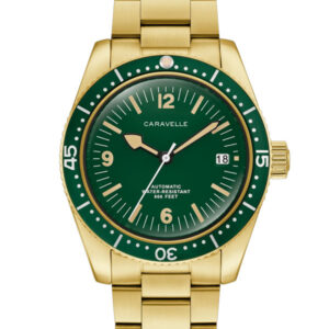 CARAVELLE BY BULOVA GREEN DIAL MEN’S WATCH 44B128