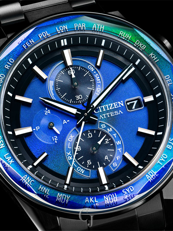 CITIZEN ATTESA LIMITED EDITION BLUE DIAL MEN’S WATCH AT8314-53L - Image 4