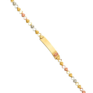 14K 3C Guadalupe Baby ID Bracelet