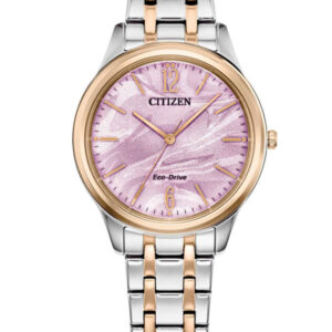 CITIZEN PINK DIAL WOMEN’S WATCH EM1216-55X