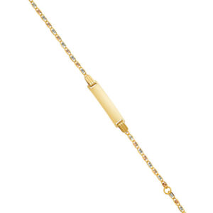 14K 040 Valentino 3C Star DC Baby ID Bracelet