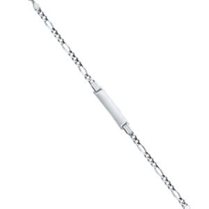 14KW 080 Figaro 3+1 Baby ID Bracelet