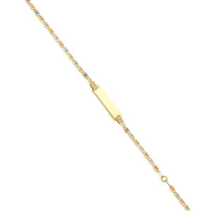 14K 040 Valentino 3C Star DC Small Baby ID Bracelet