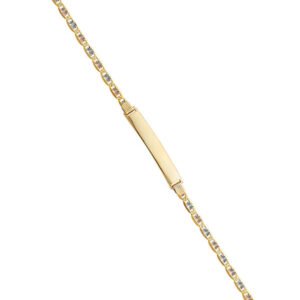 14K 120 Valentino 3C Star DC ID Bracelet