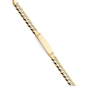 14K Cuban 250 WP ID Bracelet