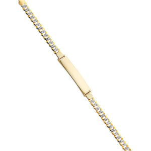 14K Cuban 150 WP ID Bracelet