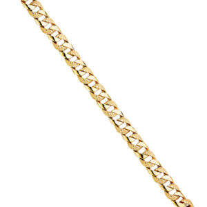 14KY Nugget Cuban Link Bracelet