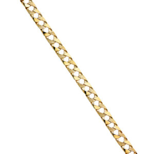 14KY Nugget Cuban Link Bracelet