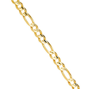 14KY Solid Link Bracelet