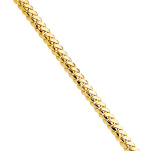 14KY Solid Link Bracelet