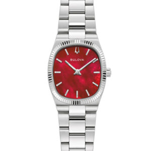 Bulova Super Seville MinI Red Dial Women’s Watch 96L354