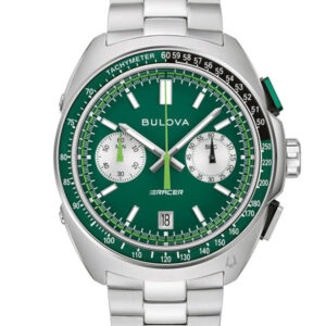 Bulova Racer Chronograph Green Dial Men’s Watch 98B468
