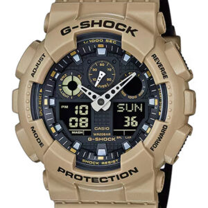 G-Shock GA-100 Series Black Dial Men’s Watch GA100L-8A