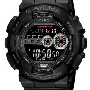 G-Shock GD-100 Series Black Dial Men’s Watch GD100-1B